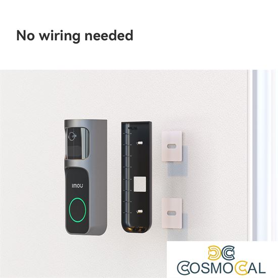 Kit Imou Videocampanello 2S a batteria 2K + cicalino wireless