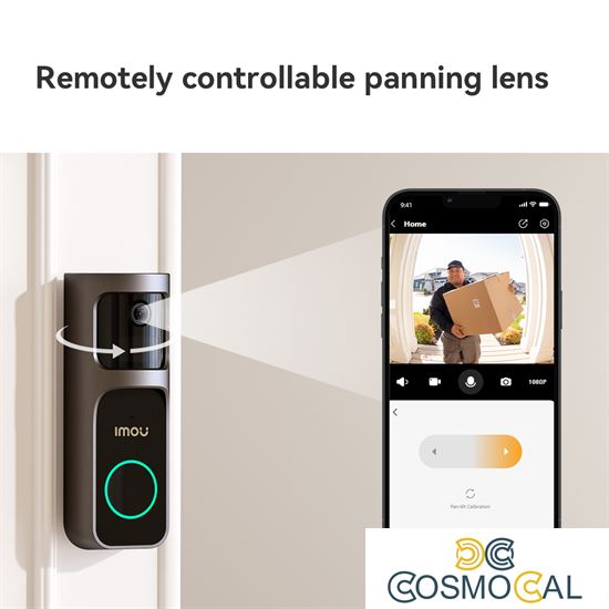 Kit Imou Videocampanello 2S a batteria 2K + cicalino wireless