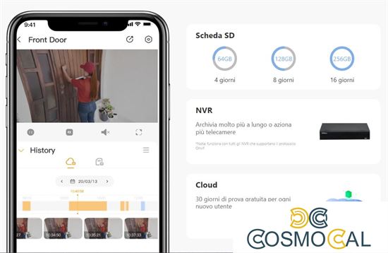 Imou Videocampanello DB60 Kit Videocampanello a batteria 5MP + C