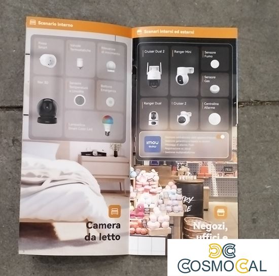 Volantino pieghevole italiano gamma Imou