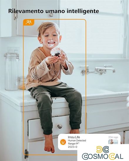 Imou Telecamera Ranger RC 2.5K PT Cube IP/Wi-Fi 4MP 2.8mm IR con