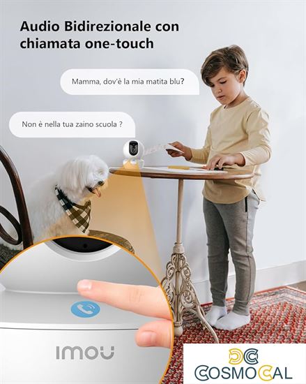 Imou Telecamera Ranger RC 2.5K PT Cube IP/Wi-Fi 4MP 2.8mm IR con