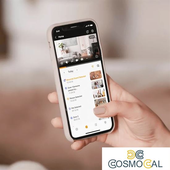 Imou Telecamera Rex VT Pro PT Cube IP/Wi-Fi 5MP/3K 2.8mm IR mic/