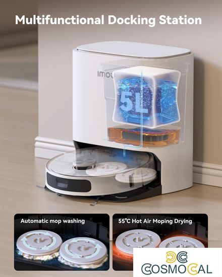 Imou Robot Aspirapolvere RV3 con autosvuotamento e serbatoio aut