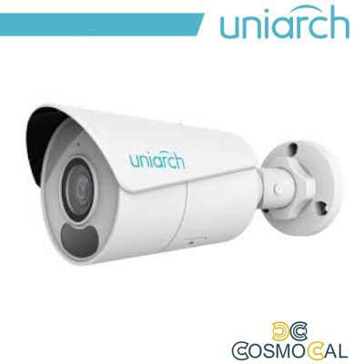 8MP Uniarch Bullet IPCamera,Ottica 2.8mm con Audio