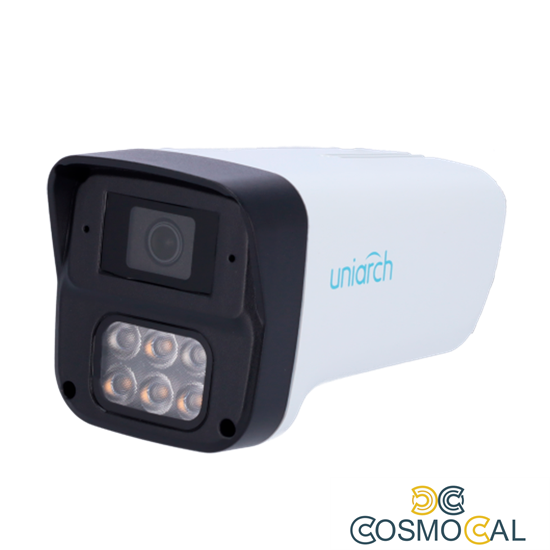 3MP Uniarch Bullet IPCamera,Ottica 4.0mm, Dual Light