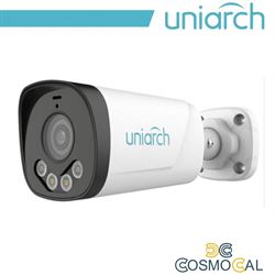 3MP Uniarch Bullet IPCamera,Ottica fissa 4.0mm, Dual Light
