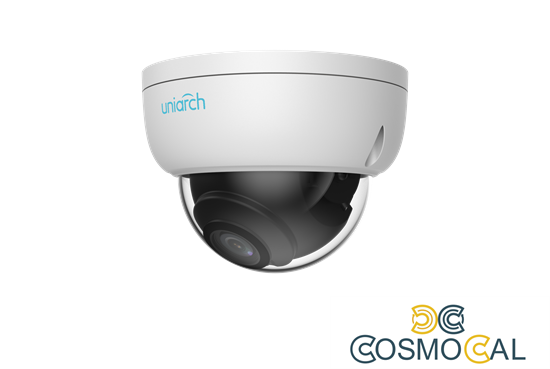 2MP Uniarch Minidome IPCamera, Ottica 2.8mm Ultra265, Ik10