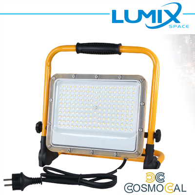 Faretto LED da lavoro 100W - 10.000lm IP65 - cavo 2m