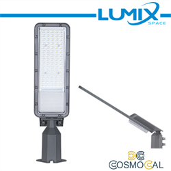 Faro lampione stradale snodabile LED 100W IP65 130lm/w 4000k