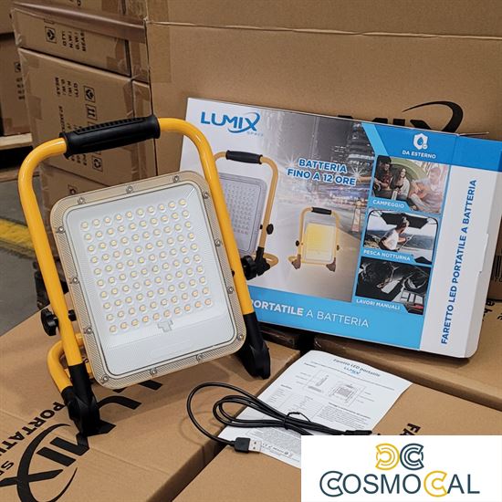 Faretto a LED portatile a batteria - 12 ORE