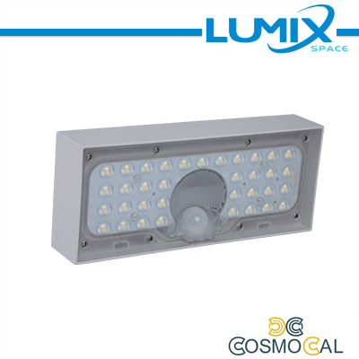 Lampada da parete solare LED 6w - senza fili con sensori