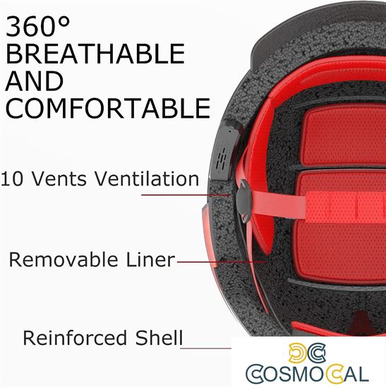 Casco bici e monopatt Smart Livall BH51M NSO Nero - Taglia L