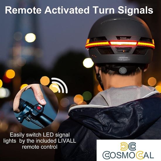 Casco bici e monopatt Smart Livall BH51M NSO Nero - Taglia M