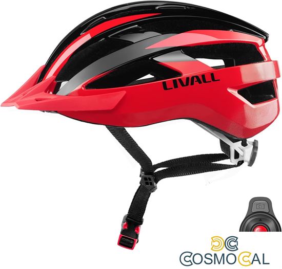 Casco mountain bike Smart Livall MT1 NEO Rosso - Taglia M