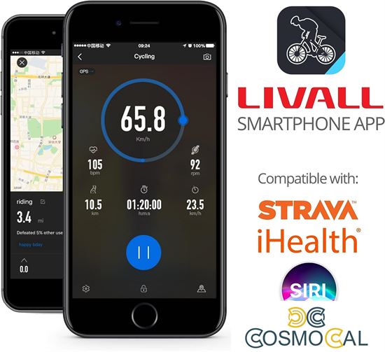 Casco mountain bike Smart Livall MT1 NEO Rosso - Taglia M