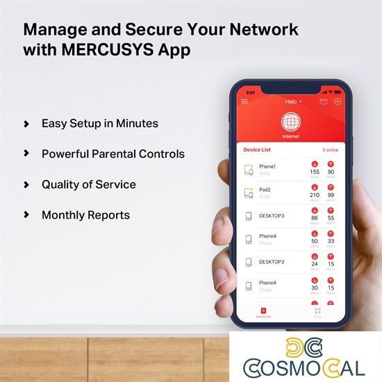 Mercusys AC1900 Gigabit Mesh WiFi Router - 2 pack