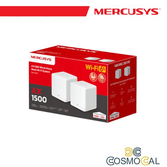 Sistema Mesh Wi-Fi 6 AX1500 2 Pack Mercusys
