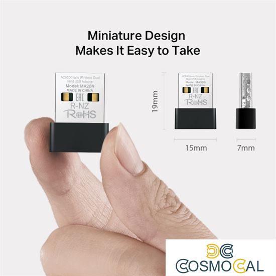 Mercusys AC650 Nano Wireless Dual Band USB Adapter - MA20N