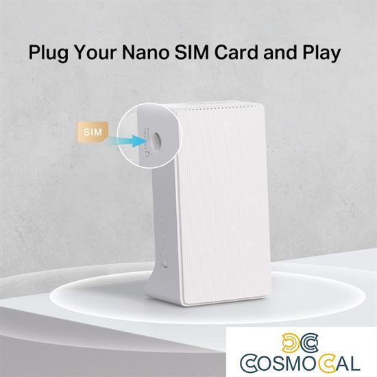 Mercusys Router 4G+ Cat6 Wi-Fi Dual Band AC1200