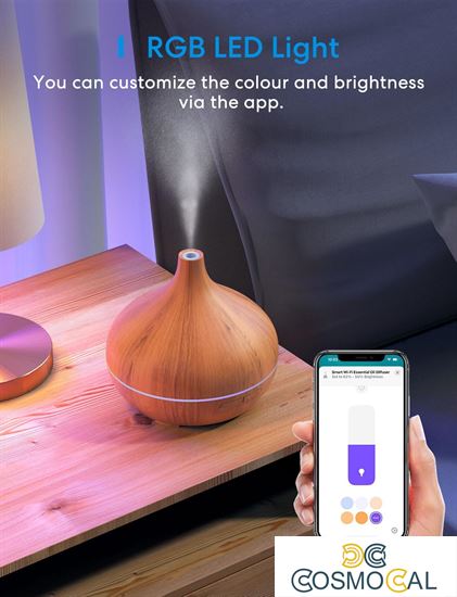 Meross Diffusore Smart oli essenziali Wi-Fi Apple HomeKit