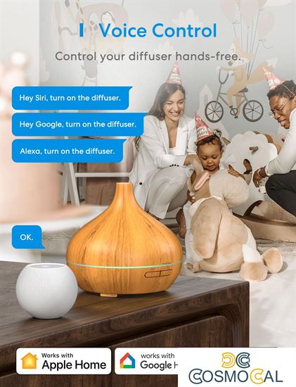Meross Diffusore Smart oli essenziali Wi-Fi Apple HomeKit
