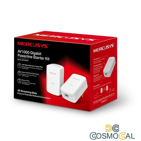Mercusys Powerline Homeplug AV2 fino a 1000Mbps - MP500KIT