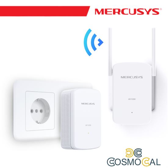 Mercusys Powerline Kit Homeplug AV2 fino a 1000Mbps e Wi-Fi 300M