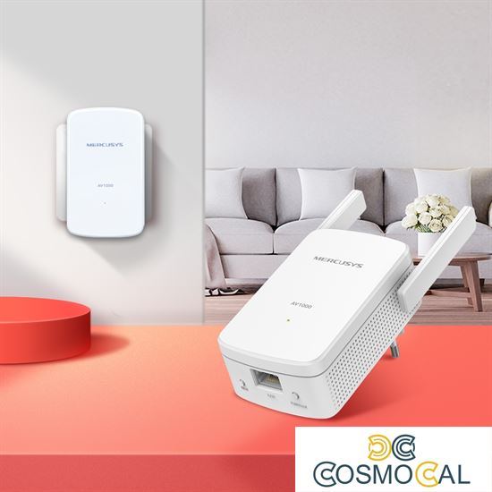 Mercusys Powerline Kit Homeplug AV2 fino a 1000Mbps e Wi-Fi 300M
