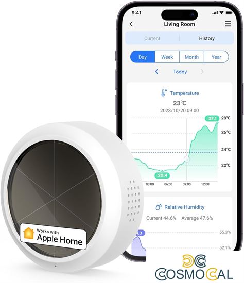 Meross Sensore Temperatura&Umidità Smart RF - Apple HomeKit