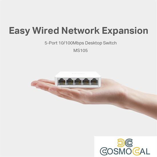 Switch Mercusys Desktop 5-Porte 10/100Mbps - MS105