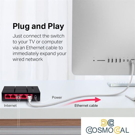 Switch Desktop 5-Porte 10/100/1000Mbps - Mercusys MS105G