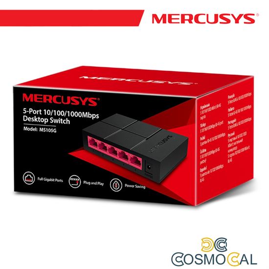 Switch Desktop 5-Porte 10/100/1000Mbps - Mercusys MS105G