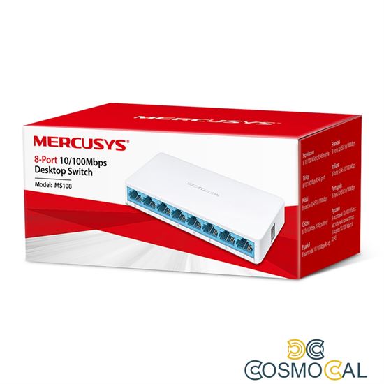 Switch Desktop 8-Porte 10/100Mbps - Mercusys MS108