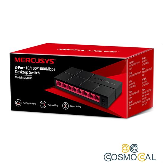 Mercusys Switch Desktop 8-Porte 10/100/1000Mbps - MS108G