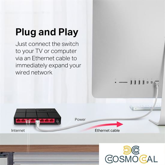 Mercusys Switch Desktop 8-Porte 10/100/1000Mbps - MS108G