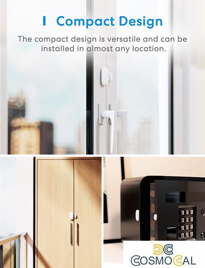 Meross KIT Sensore Porte&Finestre Smart RF+ Hub Wi-Fi Apple Home