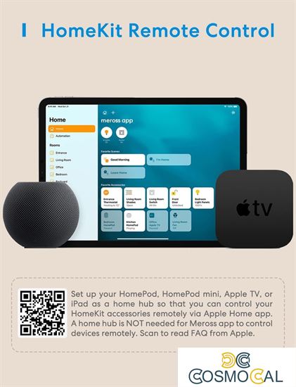 Meross Sensore Porte&Finestre Smart RF - Apple HomeKit