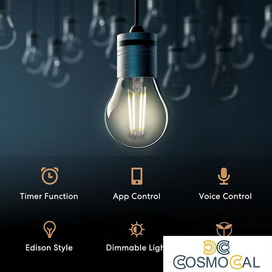 Meross Lampadina Smart Wi-Fi filamento caldo dimm Apple HomeKit