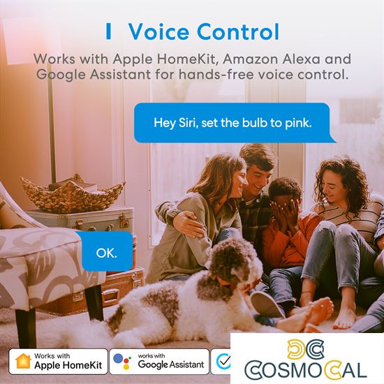 Meross Lampadina Smart Wi-Fi RGB + CCT A70 Dimmerab - NON HomeKi