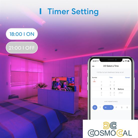 Meross Striscia LED RGBW Smart Wi-Fi 10m (2x5m) - Apple HomeKit