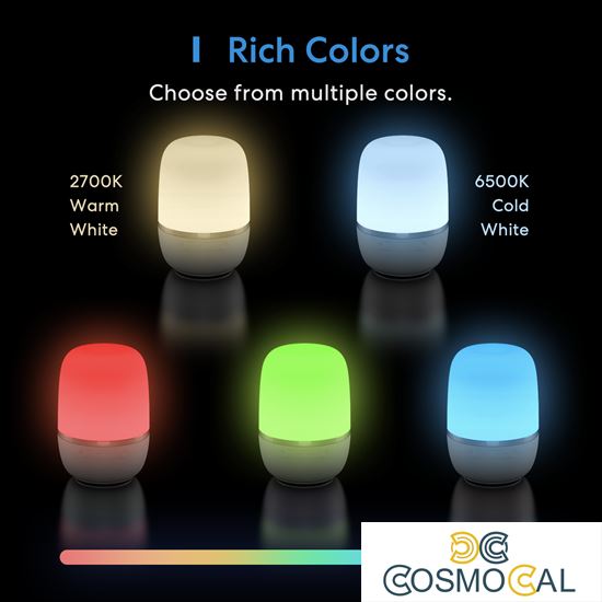 Meross Lampada da comodino a Led Mini Wi-Fi RGBWW dimm Apple Hom