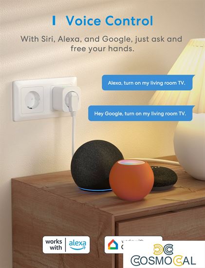 Meross Presa Schuko Wi-Fi con controllo energia - Non HomeKit