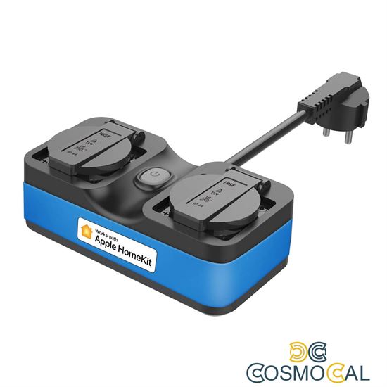 Meross Multipresa Wi-Fi OUTDOOR 2 uscite Schuko Apple HomeKit