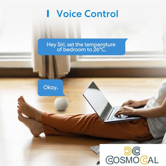 Meross Termostato da parete Smart Wi-Fi riscaldamento ad acqua A