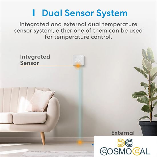 Meross Termostato Smart Wi-Fi riscaldamento elettrico a paviment