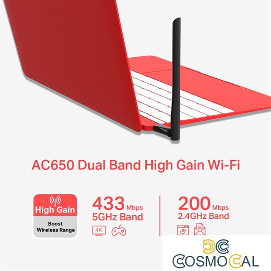 Mercusys AC650 High Gain Wireless Dual Band USB Adapter - MU6H