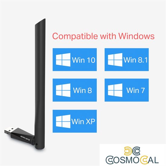 Mercusys AC650 High Gain Wireless Dual Band USB Adapter - MU6H