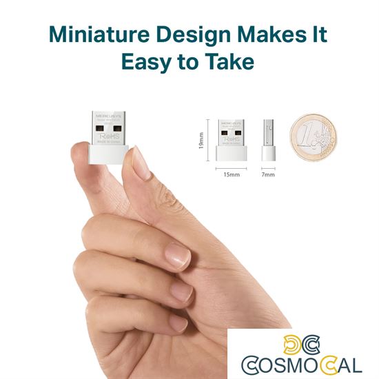 Mercusys Nano scheda Wireless N150 USB 2.4GHz - MW150US