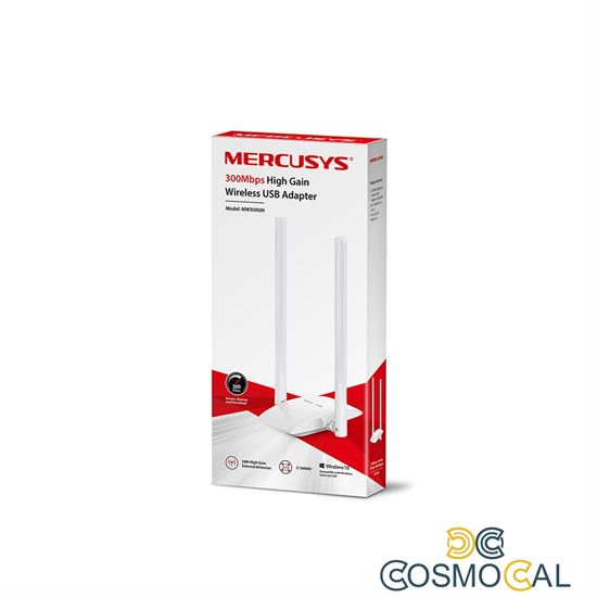 Scheda Wireless USB Wi-Fi N300 antenne alto guadagno 2.4GHz